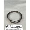 Image 2 : Vintage Silver Tone Metal Bangle