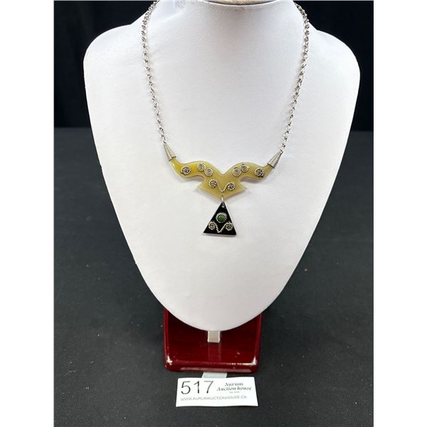 Vintage Hand Crafted Silver Necklace