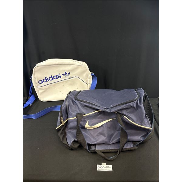 2 Older Sports Bags. Adidas and Nike