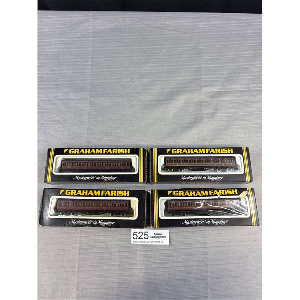 Lot of 4 Grahm Farish Masters of Universe #0626 Train Cars