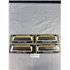 Image 1 : Lot of 4 Grahm Farish Masters of Universe #0626 Train Cars