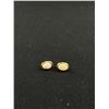Image 2 : Vintage Gold Genuine Opal Earrings No Cracks