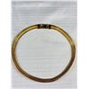 Image 4 : Vintage Solid Tri-Color Gold Collar Necklace Very Nice!