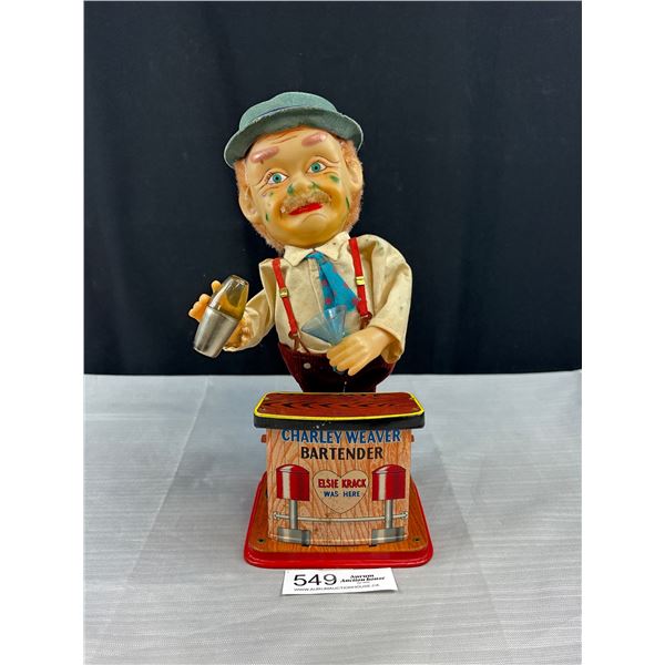 Vintage Made In Japan Charley Weaver Bartender