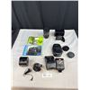 Image 1 : Collectable Camera Lot of Lenses, Flashes, Instruction Books, etc