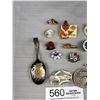 Image 2 : Nice Lot of Vintage Pins, Tokens, Baby Spoon, etc