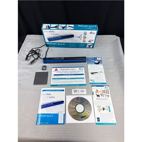 New Iriscan Book 2 Scanner in Box