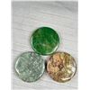 Image 3 : 3 Round Genuine Stones For Pendants