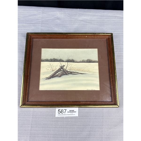 Framed Picture "Broken Boundary" by James Bessey