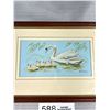 Image 2 : Framed Casko Woven Picture "Mute Swan" Signed