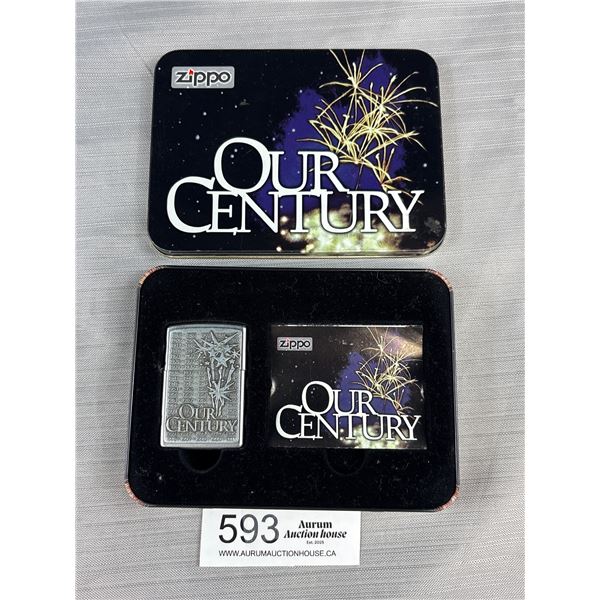 New in Package Zippo Lighter Our Century