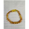 Image 4 : Antique Genuine Amber Genuine Pearl Brooch Bracelet Excellent!
