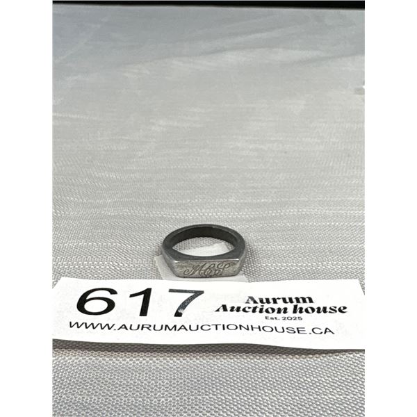 Trench Art Ring WWII