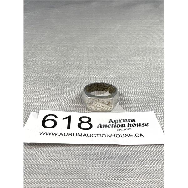 Trench Art Ring WWII