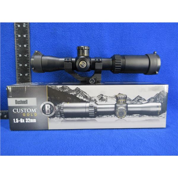 Bushnell Custom Gold 1.5-6x32 Scope - Like New Condition