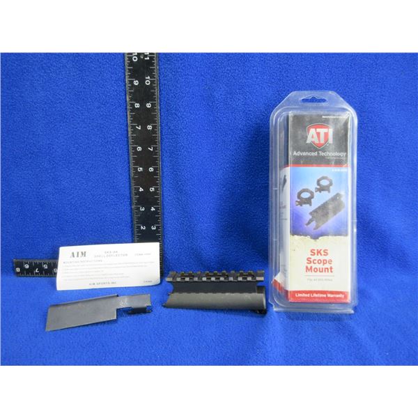 ATI SKS Scope Mount (Rings Missing) & Aim Sports SKS-AK Shell Deflector
