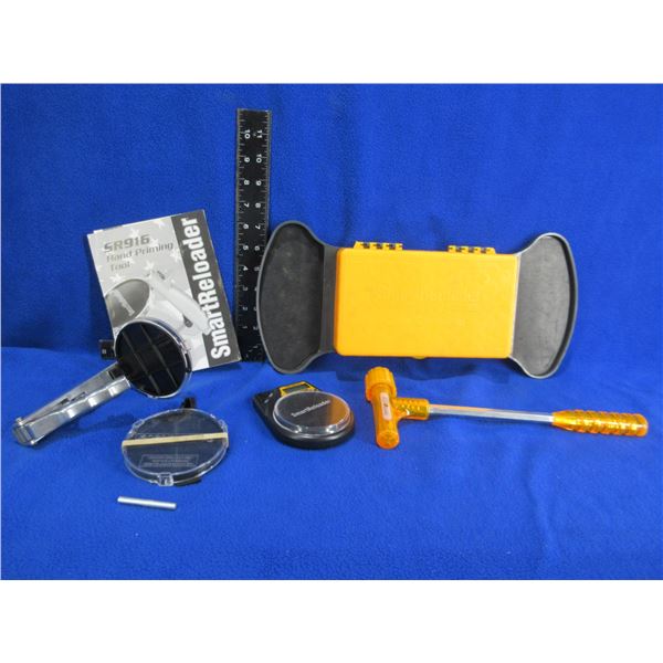 Smart Reloader Case Care Pad, Scale, Bullet Puller & Hand Primer w/ 2 Trays