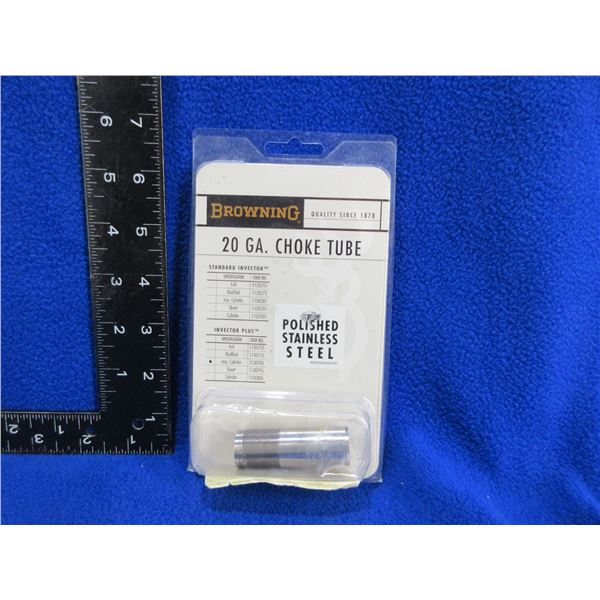 New - Browning 20 Ga. Choke - Improved Cylinder