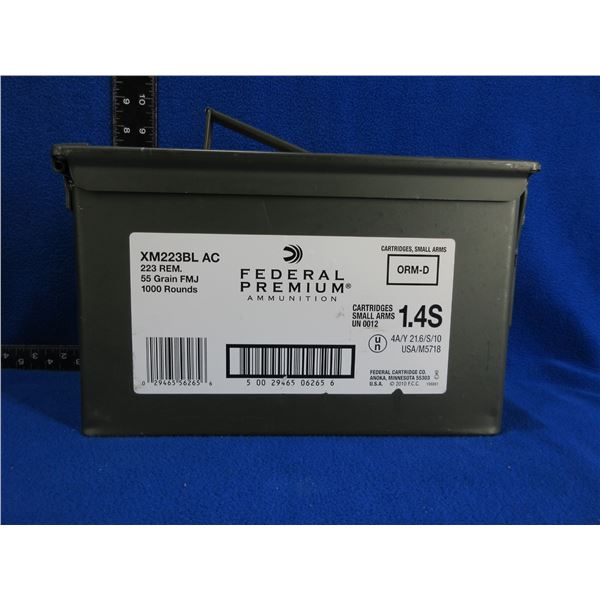 Metal Ammo Can - 11" x 5 1/2" x 7" High