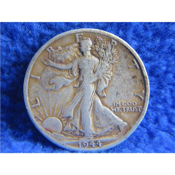 1944 USA "Walking Liberty Half Dollar" - .900 Silver