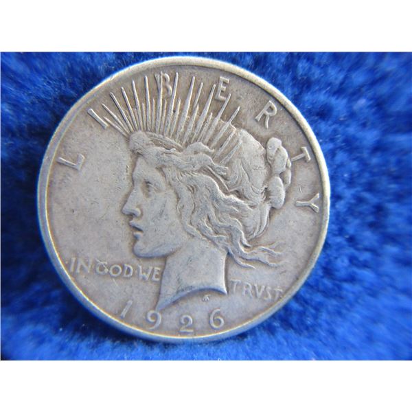 1926 USA One Dollar "Peace Dollar" - .900 Silver