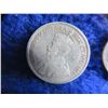 Image 5 : 2 Canadian 25 Cent Coins - .925 Silver - 1918, 1919