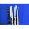 Image 1 : Northcraft 3 Knife Set - 8" Cook, 8" Butcher, 6 1/2" Fillet