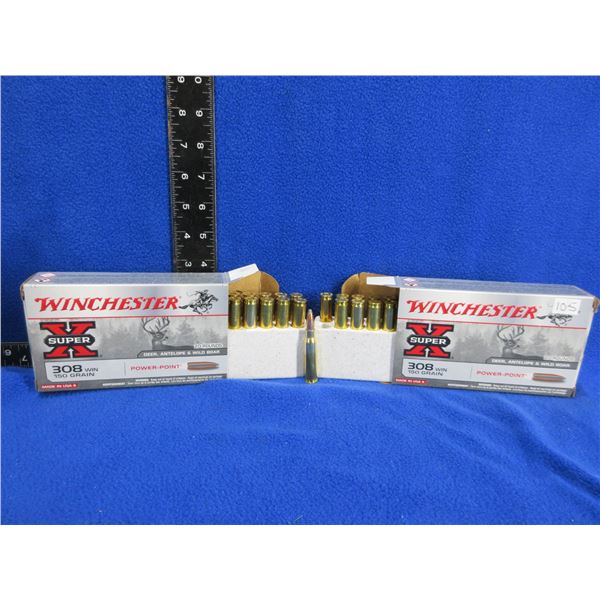 308 Win. 150gr PP Winchester Cartridges (Pick Up or Ship by UPS Only)
