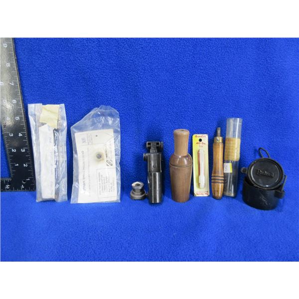 Lot of Misc. - Mount, Shell Holders, Sight, Primer Pocket Cleaner, Etc.