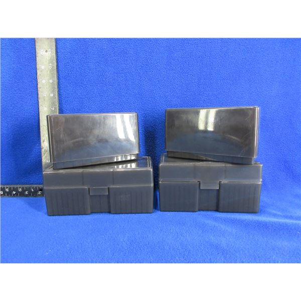 4 Frankford Arsenal Plastic Ammo Boxes - # 515 x 2, # 210 x 2