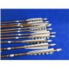 Image 3 : 12 Wood Arrows with Field Points - 29" Length