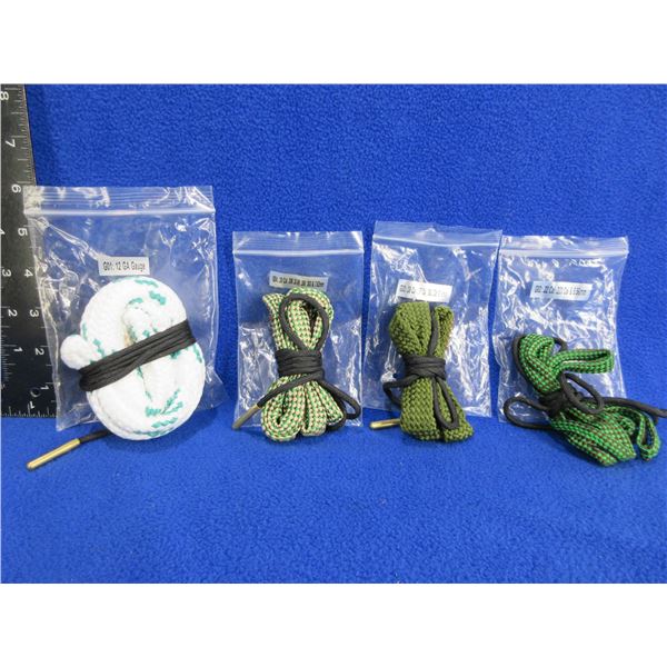 NEW - 4 Pull Thrus - 12 Ga., 22 Cal., 30 Cal., 38 Cal./9MM