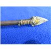 Image 2 : Vintage Native American Wood Arrow with Stone Arrowhead - 27 1/4"