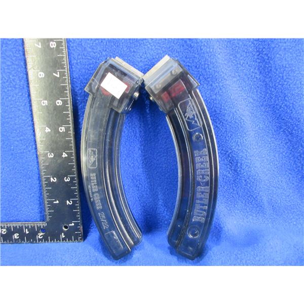 2 - 22 LR Butler Creek Ruger 25/22 Interlocking Magazines - Pinned to Ten