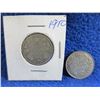 Image 1 : 2 Canadian 25 Cent Coins - .925 Silver - 1910, 1919