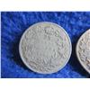 Image 2 : 2 Canadian 25 Cent Coins - .925 Silver - 1912, 1914