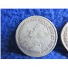 Image 5 : 2 Canadian 25 Cent Coins - .800 Silver - 1920, 1928