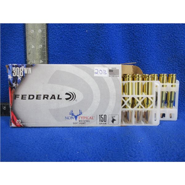 308 Win. 150gr SP Federal Cartridges (Pick Up or Ship by UPS Only)