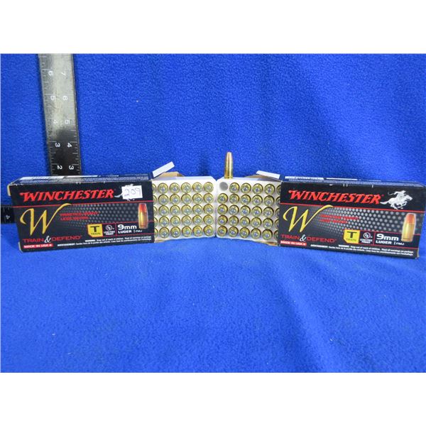 9MM Luger 147gr FMJ Winchester (Pick Up or Ship by UPS Only)
