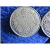 Image 2 : 2 Canadian 25 Cent Coins - 1918 (.925 Silver), 1928 (.800 Silver)
