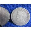 Image 6 : 2 Canadian 25 Cent Coins - 1918 (.925 Silver), 1928 (.800 Silver)