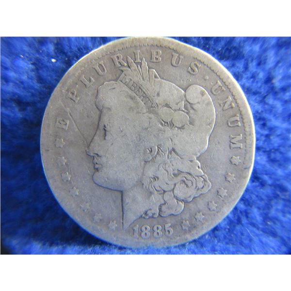1885 USA One Dollar "Morgan Dollar" - .900 Silver