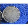 Image 3 : 2 Canadian 25 Cent Coins - .800 Silver - 1921, 1928