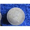 Image 6 : 2 Canadian 25 Cent Coins - .800 Silver - 1921, 1928
