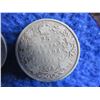 Image 3 : 2 Canadian 25 Cent Coins - .925 Silver - 1912, 1916