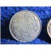 Image 2 : 3 Canadian 25 Cent Coins - .800 Silver - 1929 x 2, 1936