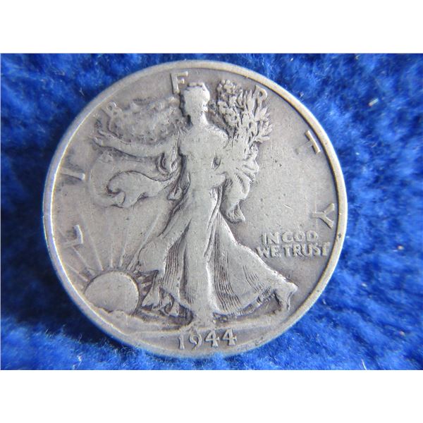 1944 USA "Walking Liberty Half Dollar" - .900 Silver