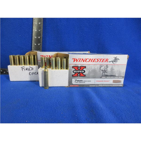 Brass Only - 7MM Rem. Mag Unprimed - Box of 20, Box of 19