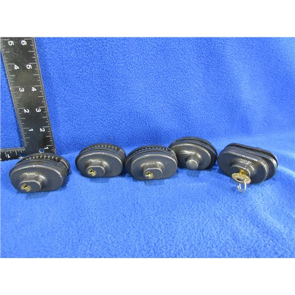 5 Trigger Locks - All 5 Keyed Alike - 1 Key Only - Lot 273 & 274 Same Key