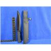 Image 2 : Rite Edge Fixed Clip Point Blade Knife with Sheath - 9 1/2" Blade